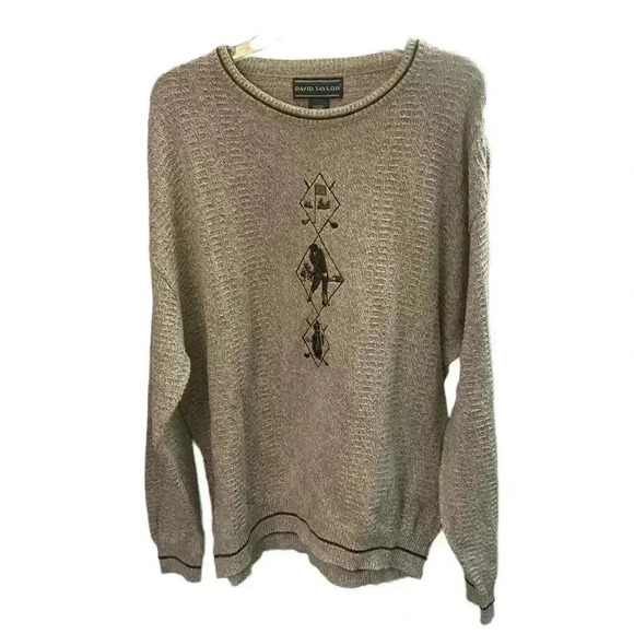 Vintage David Taylor Golf Sweater - Picture 1 of 5